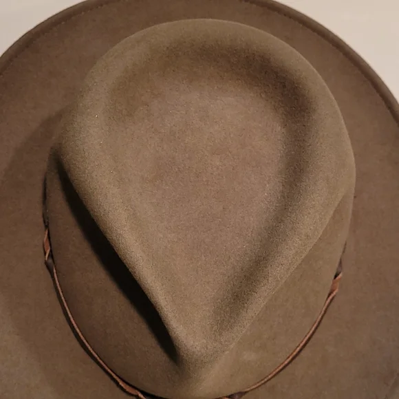 ELAN BLANC Hat w/ leather hat band, EUC, XL - Picture 7 of 10